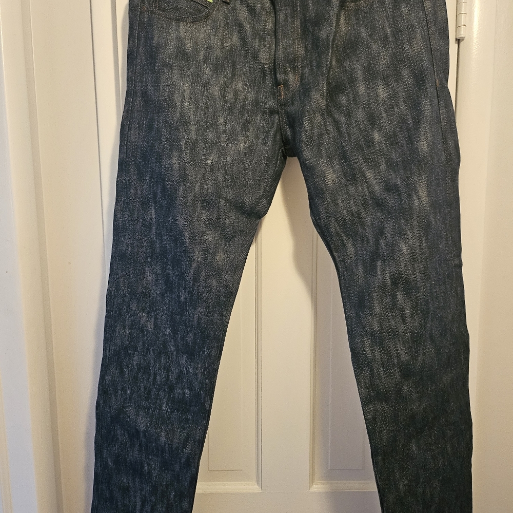 Naked and Famous Pickle Rick Denim